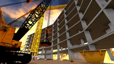 Construction siteの写真素材