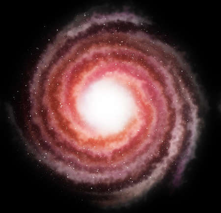 Spiral galaxyの写真素材