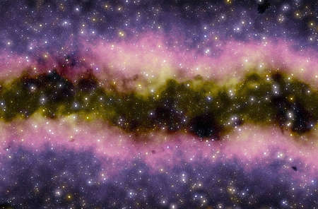 Colorful space star nebula