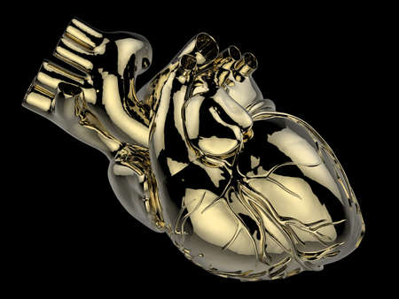 artificial human heartの写真素材