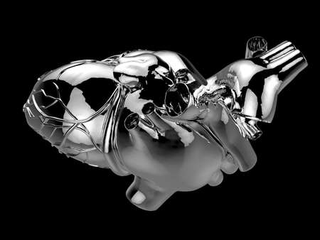 artificial human heartの写真素材