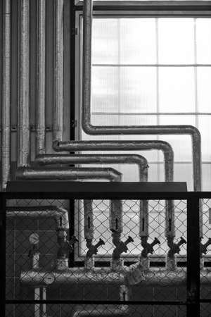 Pipelines at factoryの写真素材
