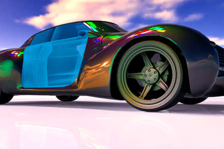 Generic   model of carの写真素材