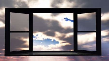 Window of opportunityの写真素材