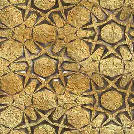 Pattern carved on wooden background