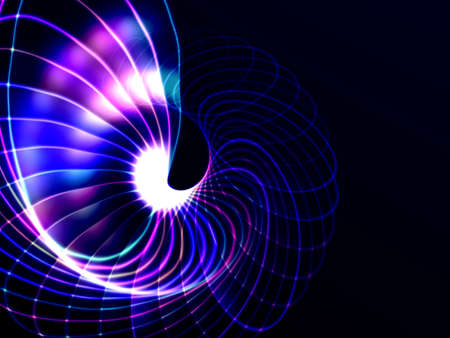 Spiral technology background templateの写真素材