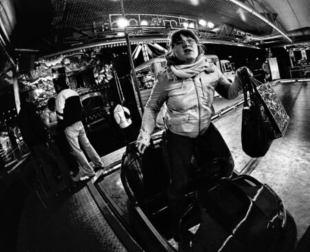 At the fairgroundのeditorial素材