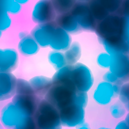 Bacteria cells close up