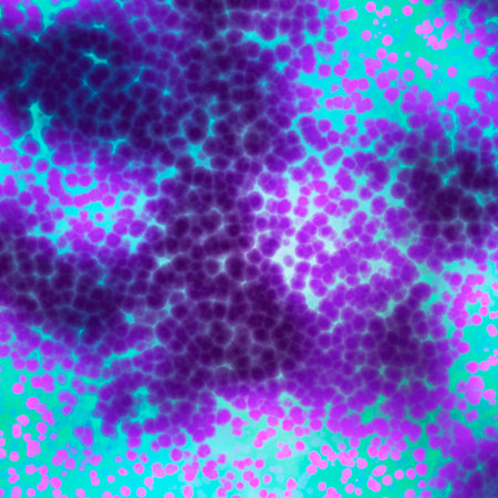 Bacteria cells close up