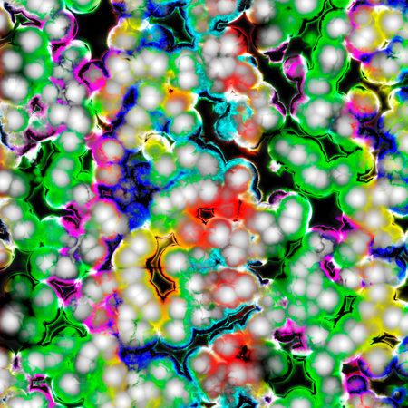 Bacteria cells close up