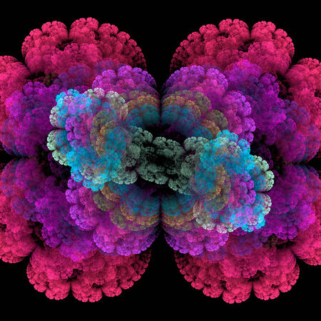 Bacteria under microscopeの写真素材