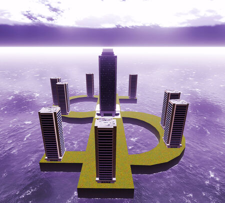 Dollar  cityの写真素材