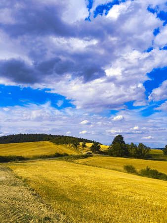 Beautiful panoramic landscape in Polandの写真素材