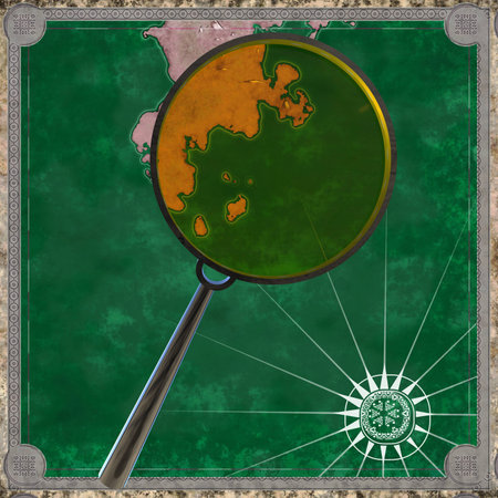 Pirate map of the unknown land