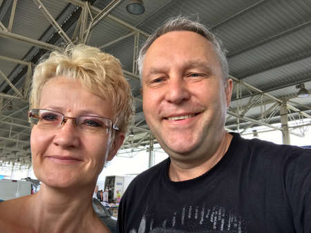 WROCLAW, POLAND-August 2017: Overview of animal trading at the market , August 2017, WROCLAW, POLANDのeditorial素材