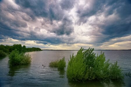 Beautiful lake in Southern Poland near Wroclaw