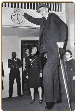 Robert Wadlow, The Giant of Illinois.