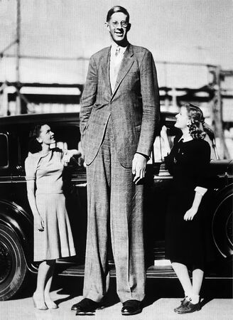 Robert Wadlow, "The Giant of Illinois."のeditorial素材