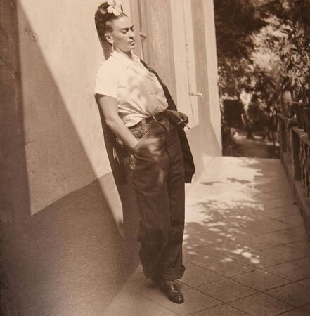 Frida Kahlo de Rivera 1907-1954 , famous Mexican painterのeditorial素材