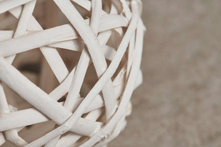 A Christmas decoration on light grey stone