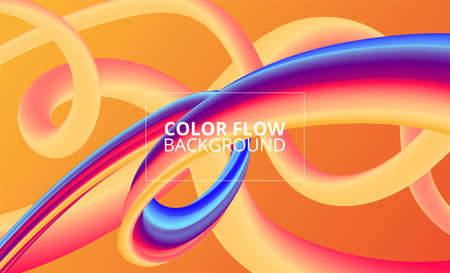 color flow background designのイラスト素材