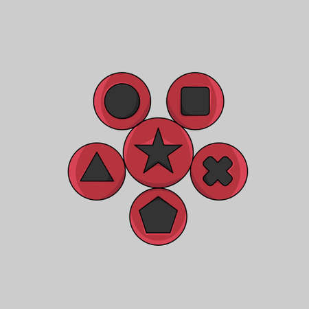 this is the icon for your game, I made a bundle to make it more delicious. human icon with unique symbols for gameのイラスト素材