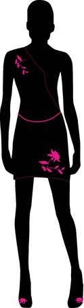 Vector - Silhouette fashion girlsのイラスト素材