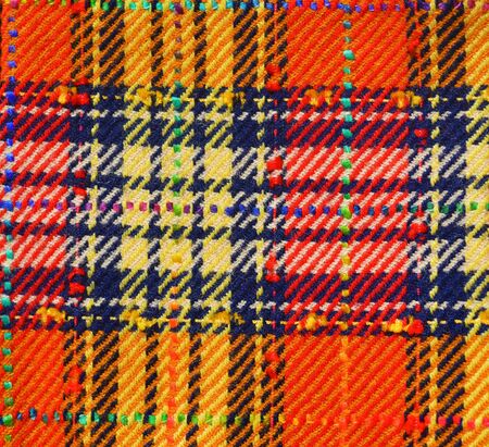 Plaid fabric background