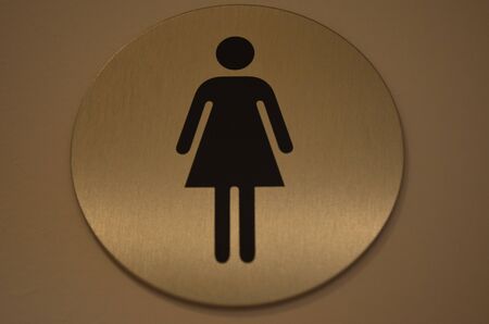 Womans restroomの写真素材