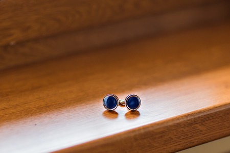 Beautiful mens cufflinks, wedding cufflinks, stylish cufflinksの写真素材
