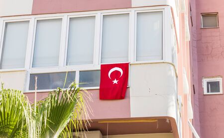flag of Turkeyの写真素材