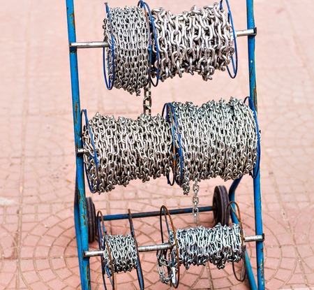 metal chainの写真素材