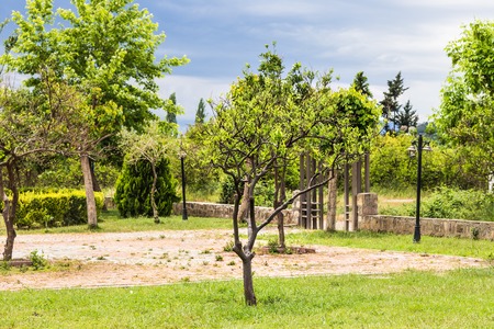 old park in Turkey. Park for family recreationの写真素材