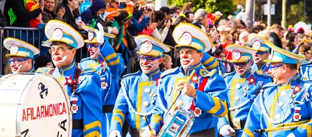 TENERIFE, SPAIN -  MAR 4: In the famous Carnival the Santa Cruz de Tenerife, characters and groups...