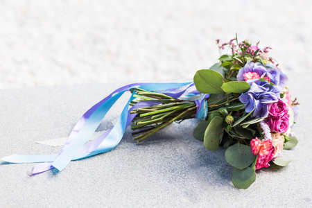 close up of wedding bouquet. Bridal bouquetの写真素材