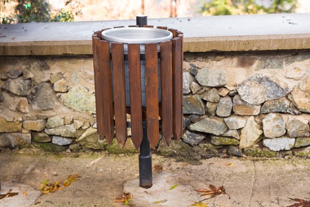 Bin in parkの写真素材