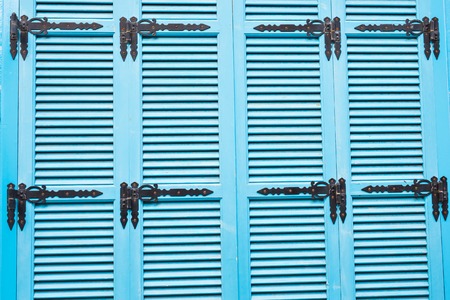 Window with shuttersの写真素材