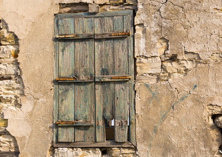 Window with shuttersの写真素材