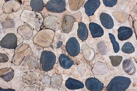 Background wall made of stone.の写真素材