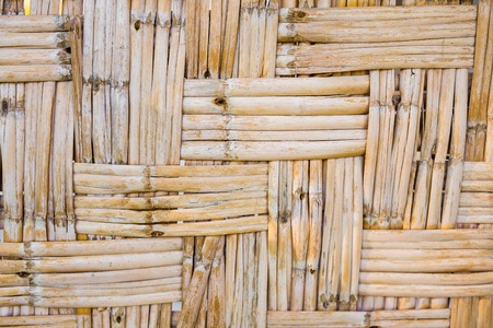 Wood Bamboo Mat Texture Backgroundの写真素材
