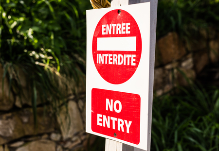 No entry sign, Traffic sign, no entry for trafficの写真素材