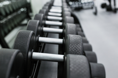 Modern gym. and sports equipment.の写真素材