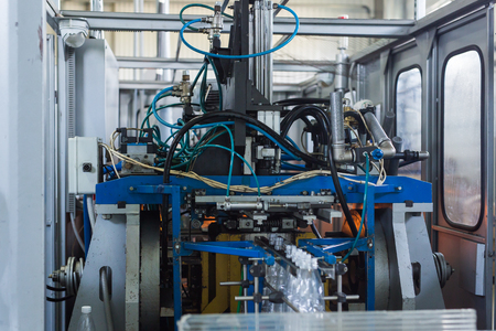 Close up from a bottle industryの写真素材