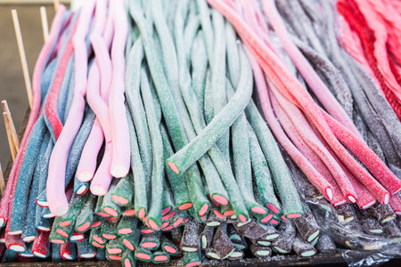 Candy sticks in any color and appearanceの写真素材