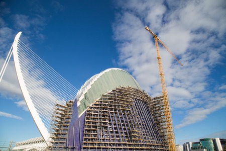 Valencia, Spain, January, 10, 2018, City of Arts and Sciences in Valencia, Spain.