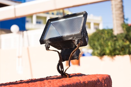 Street lamp outdoor. Old Fashioned Street Light