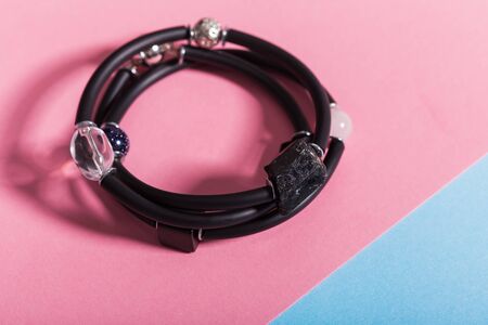 Perfect accessories. Trendy jewelry set. Fashion jewelry and bijouterie.の写真素材