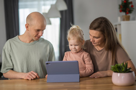 Deaf kid with hearing aid cochlear implant have fun with parents - Hear aid and medicine innovating...