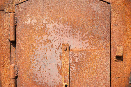 Old metal texture. Iron surface rust. Old grunge rustic metal texture use for backgroundの写真素材