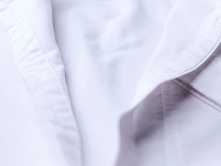 Closeup of men's shirt. Soft focus and shallow DOF.の写真素材
